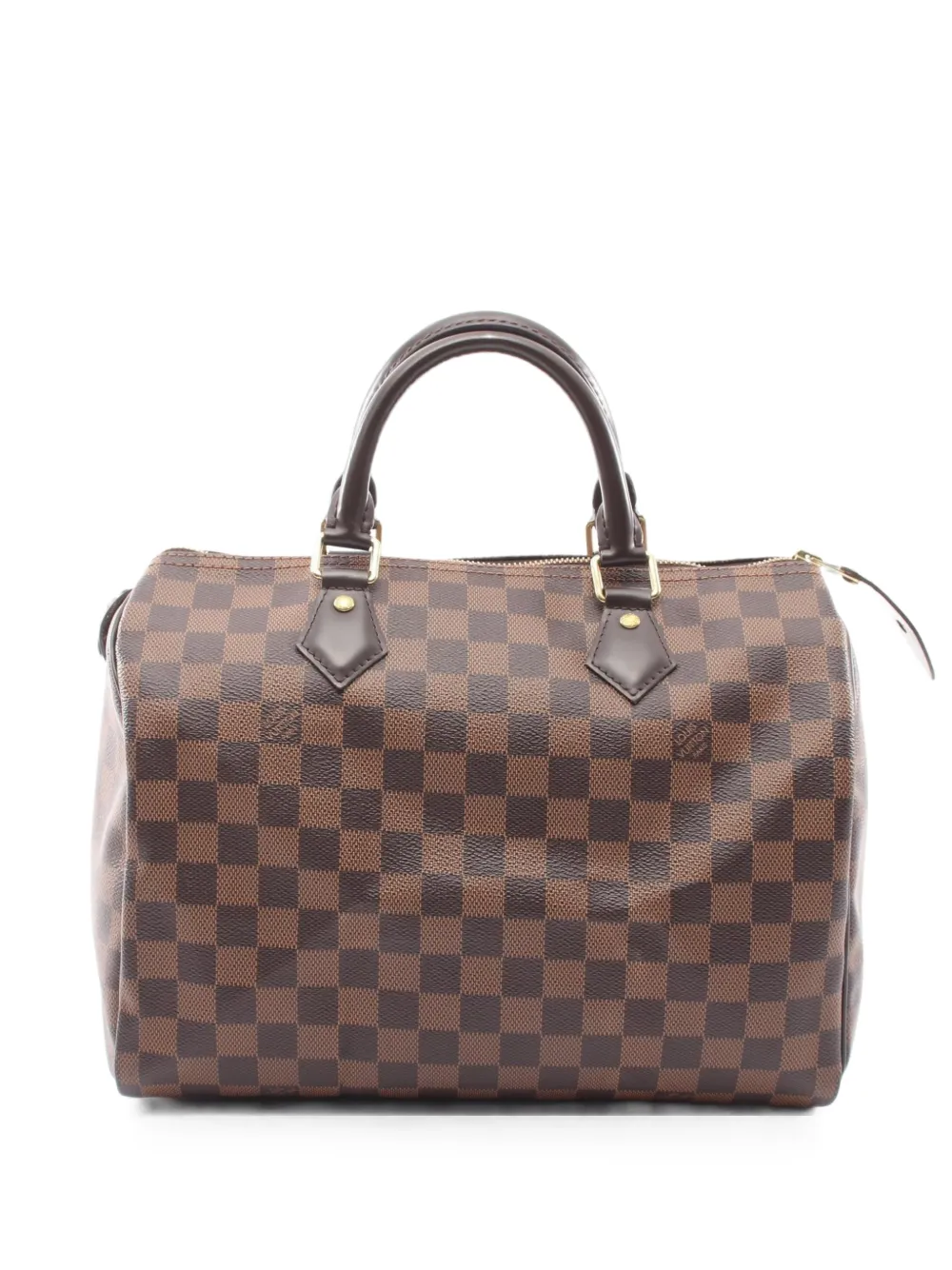 Louis Vuitton Pre-Owned 2010s Damier Ebene Speedy 30 luggage bag - Braun