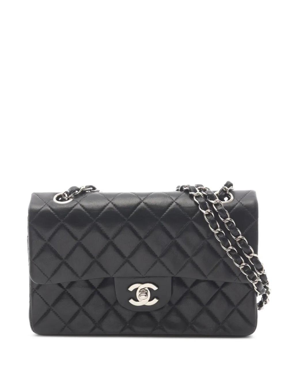 CHANEL Pre-Owned 2002-2003 matelassé leather crossbody bag - Nero