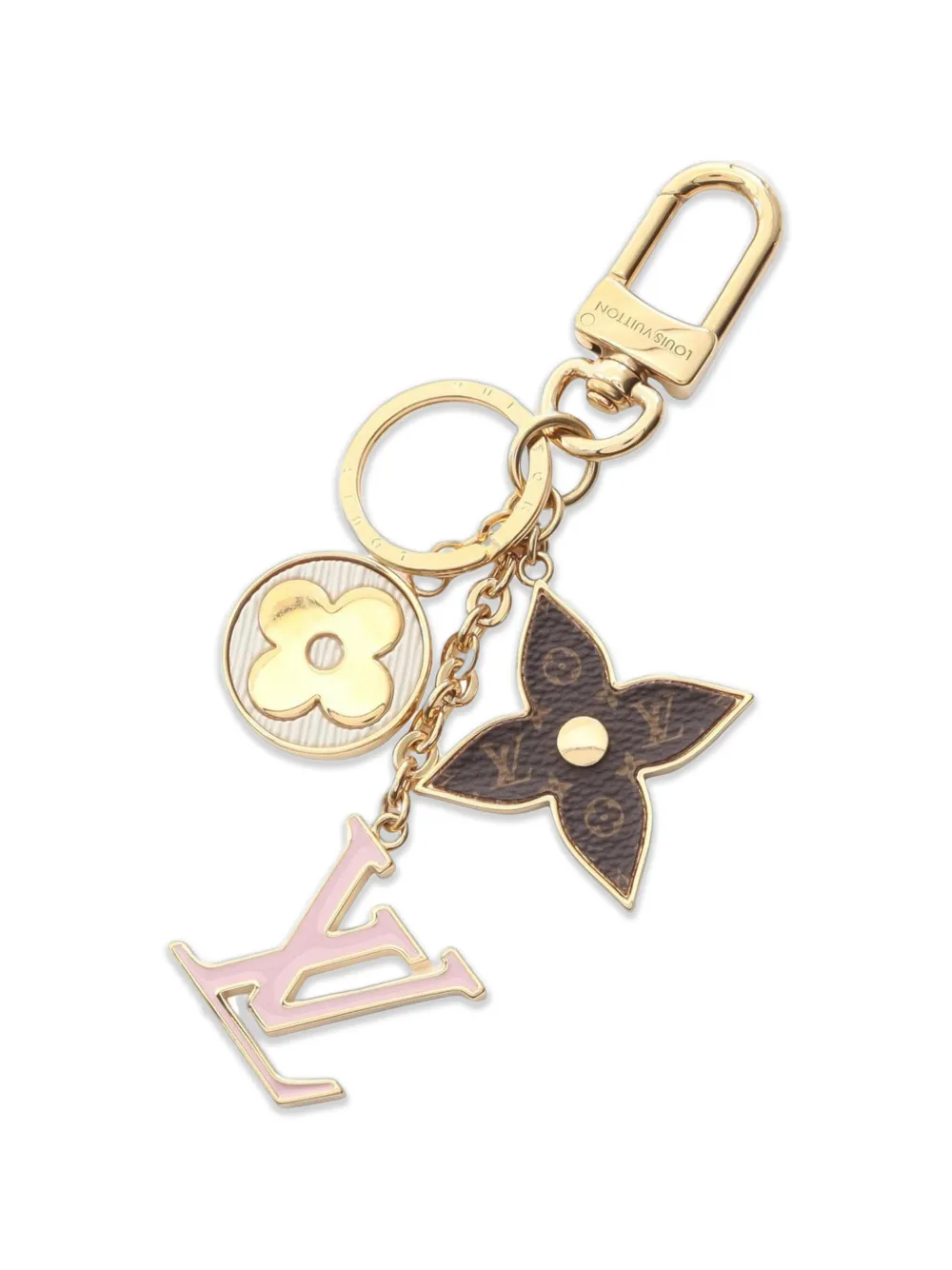 Louis Vuitton Pre-Owned Spring Street Monogram bag charm - Oro