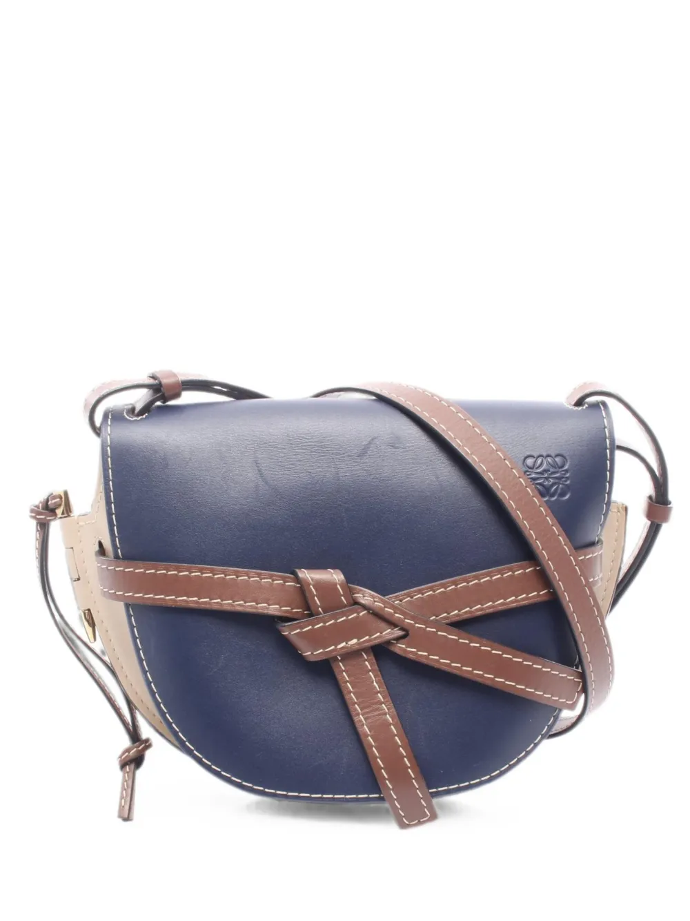 Loewe Pre-Owned 2000s small Gate shoulder bag - Neutrals