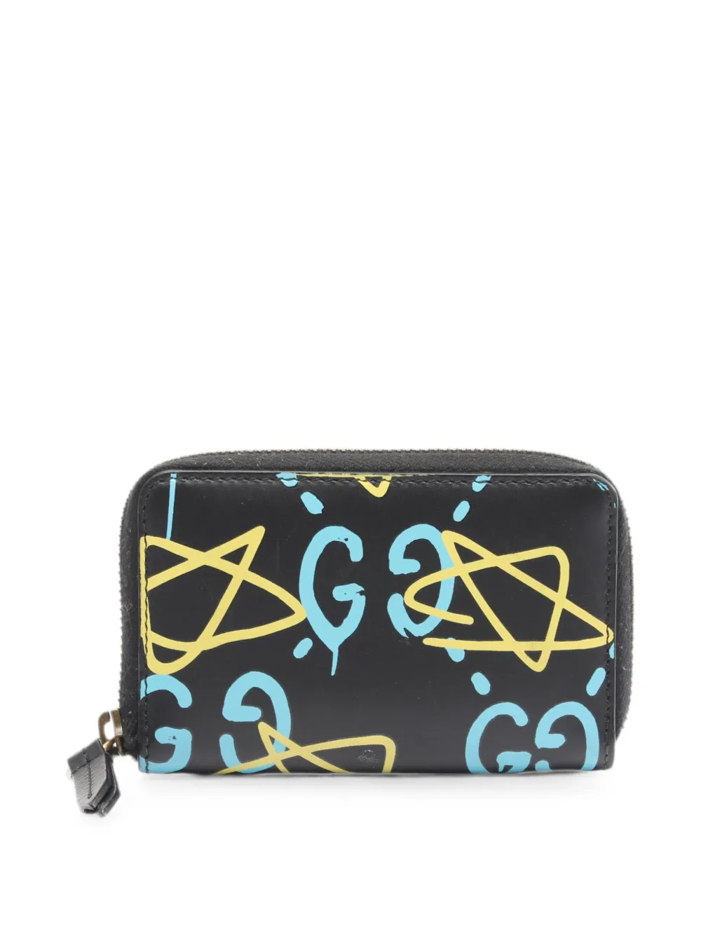 Gucci Pre-Owned 2010s Ghost leather coin purse - Nero
