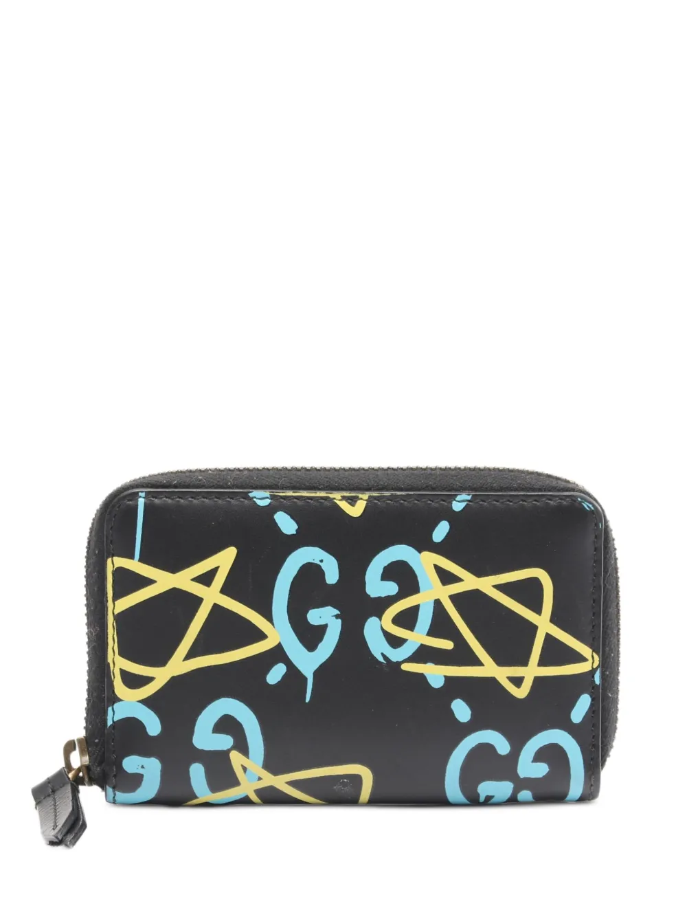 Gucci Pre-Owned 2010s Ghost leather coin purse - Nero