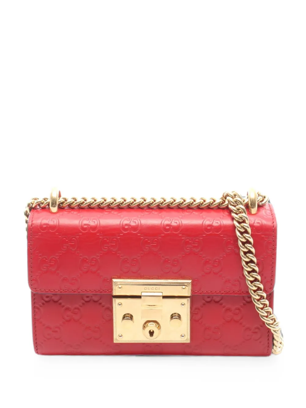 Gucci Pre-Owned 00s small Guccissima shoulder bag - Rosso