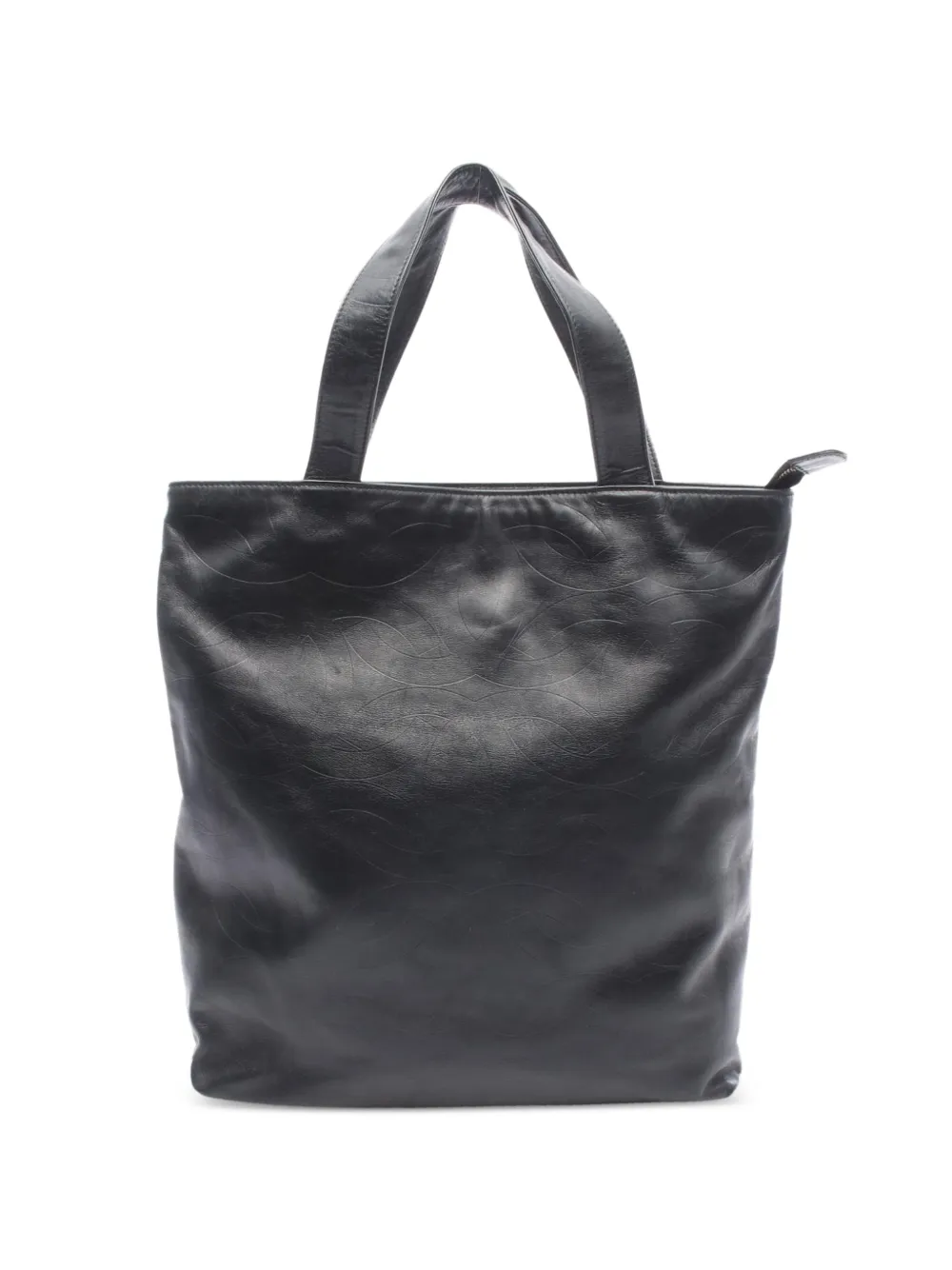 CHANEL Pre-Owned 1997-1999 Coco Mark embossed tote bag - Nero
