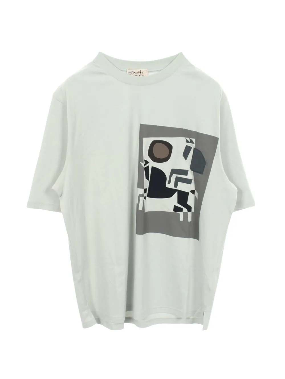 Hermès Pre-Owned T-shirt Velky Love con stampa grafica anni 2010 - Grigio