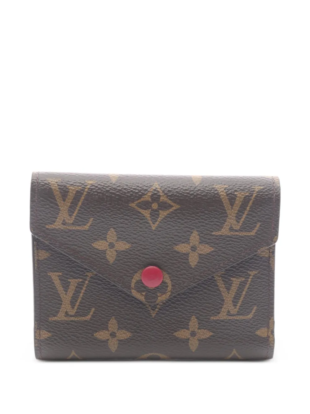 Louis Vuitton Pre-Owned 2018 Victorine Monogram trifold wallet - Marrone