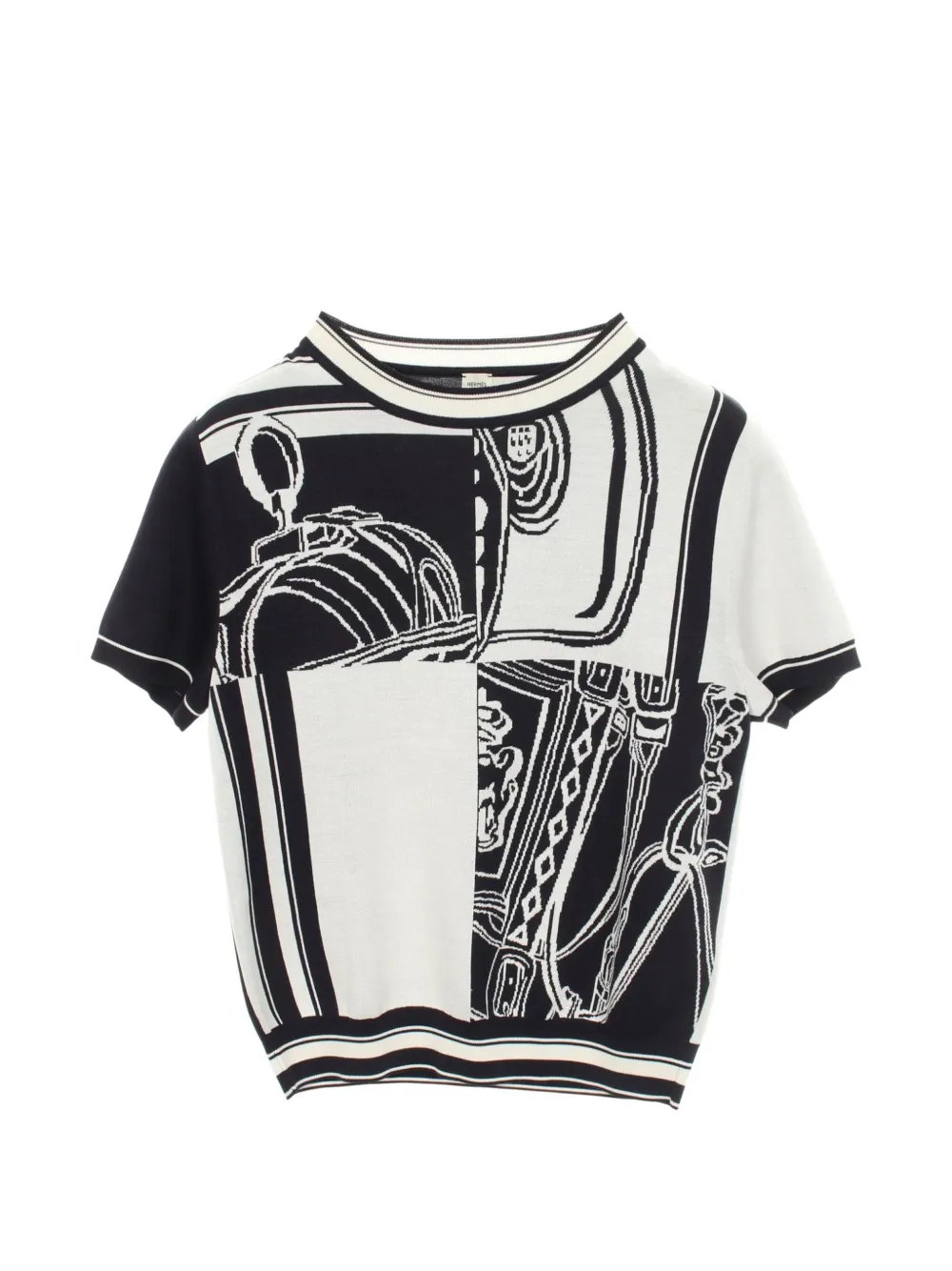 Hermès Pre-Owned 2010s En Desordre Finesse T-shirt - Blau