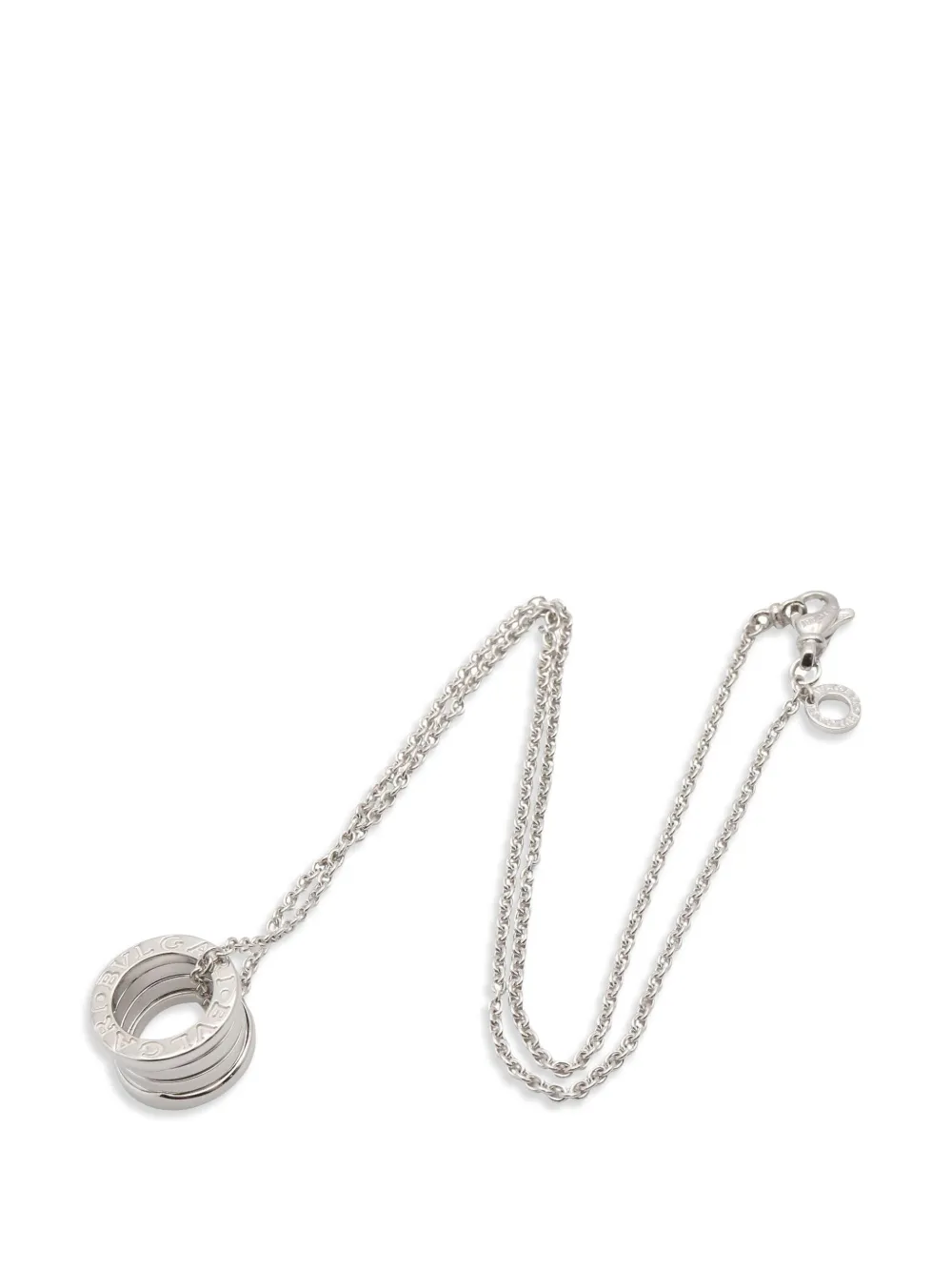 Bvlgari Pre-Owned 2010s B-zero1 pendant necklace - Argento