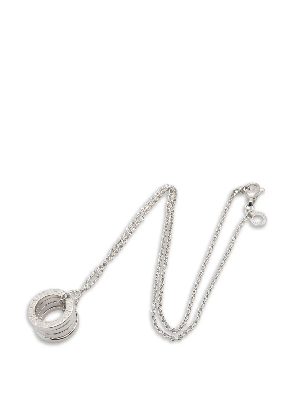 Bvlgari Pre-Owned 2010s B-zero1 pendant necklace - Silber