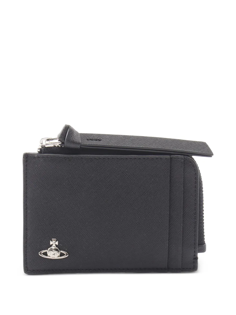 Vivienne Westwood Pre-Owned Orb zip-around card holder - Nero