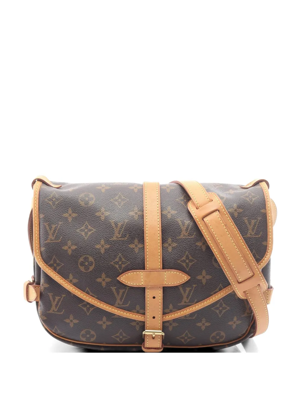 Louis Vuitton Pre-Owned 2008 Saumur 30 Monogram crossbody bag - Marrone