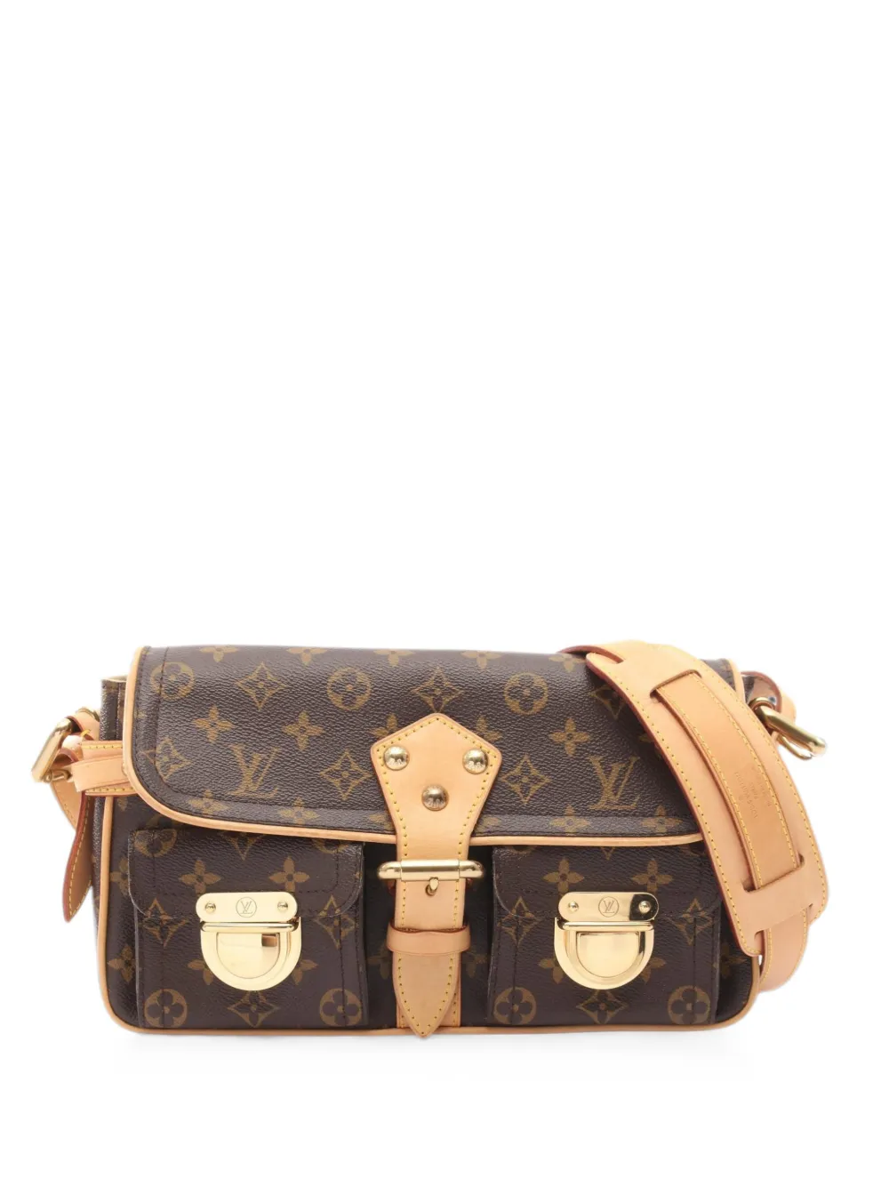 Louis Vuitton Pre-Owned Hudson PM Monogram shoulder bag - Marrone