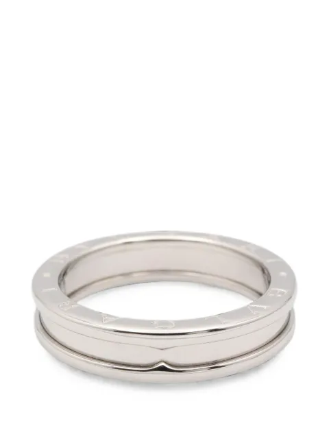 Bvlgari Pre-Owned 2010s B-zero1 logo-engraved ring