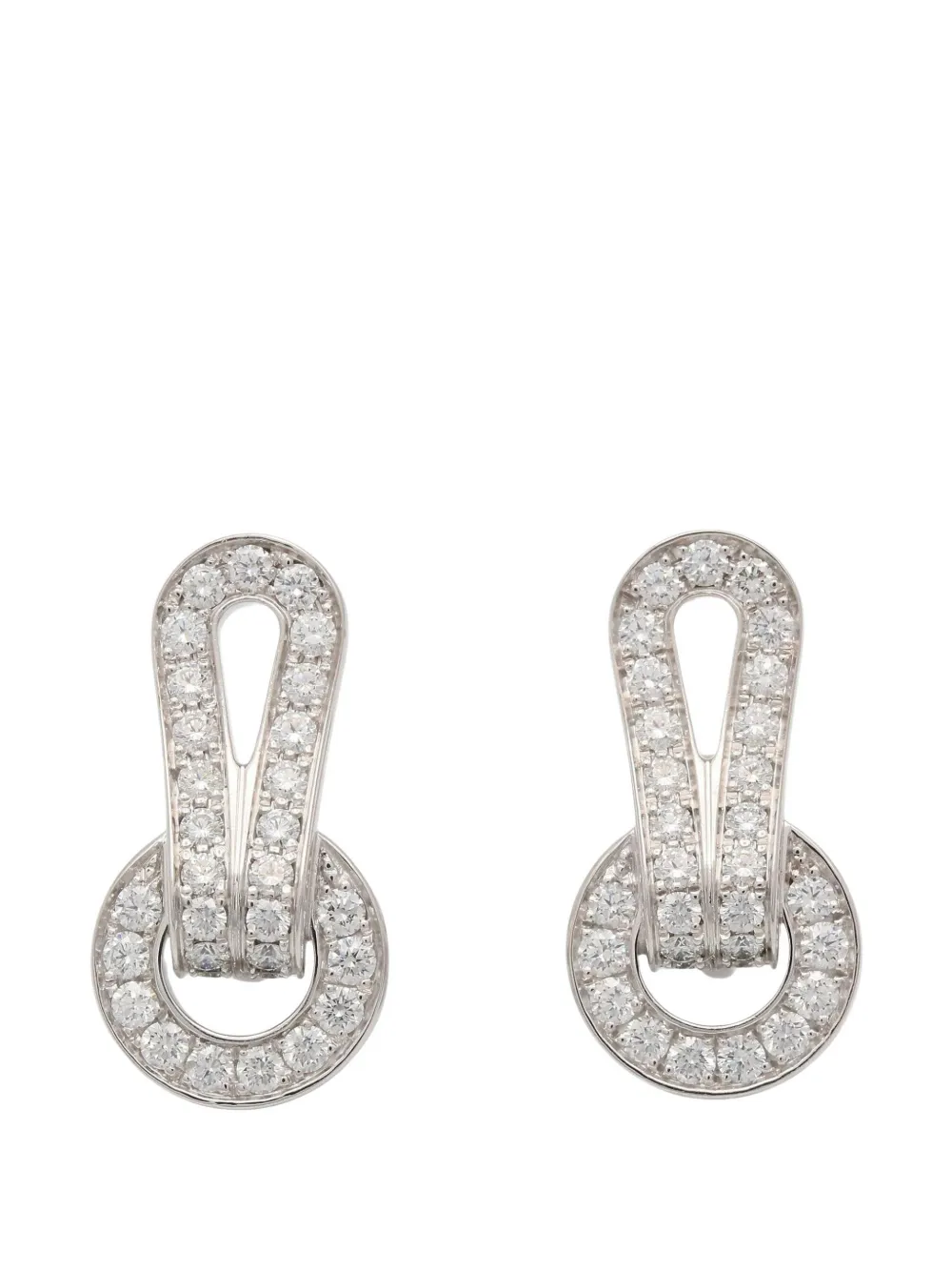 Cartier Agraff diamond earrings - Argento