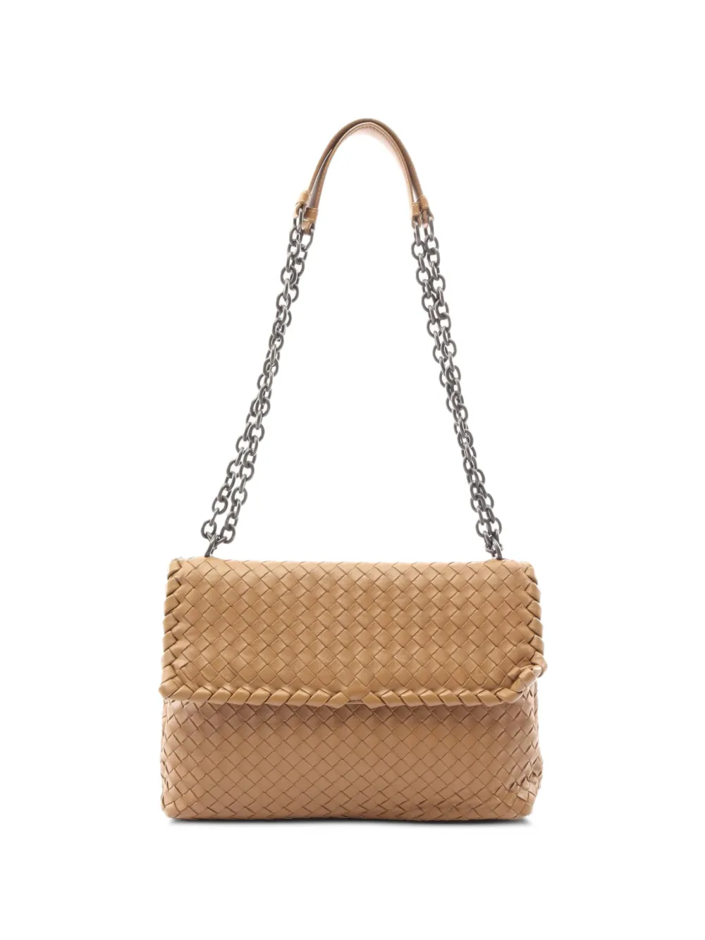 Bottega Veneta Pre-Owned 2000s Olympia Intrecciato shoulder bag - Toni neutri
