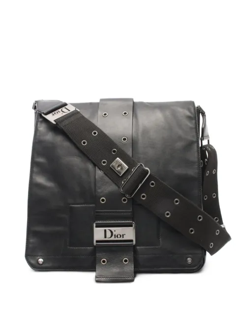 Christian Dior Pre-Owned 2000s leather messenger bag