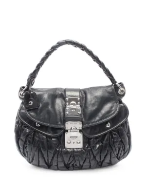 Miu Miu Pre-Owned 2000-2010s マテラッセ ハンドバッグ | ブラック