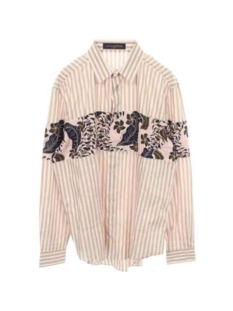 Louis Vuitton Pre-Owned camisa con motivo de rayas 2020