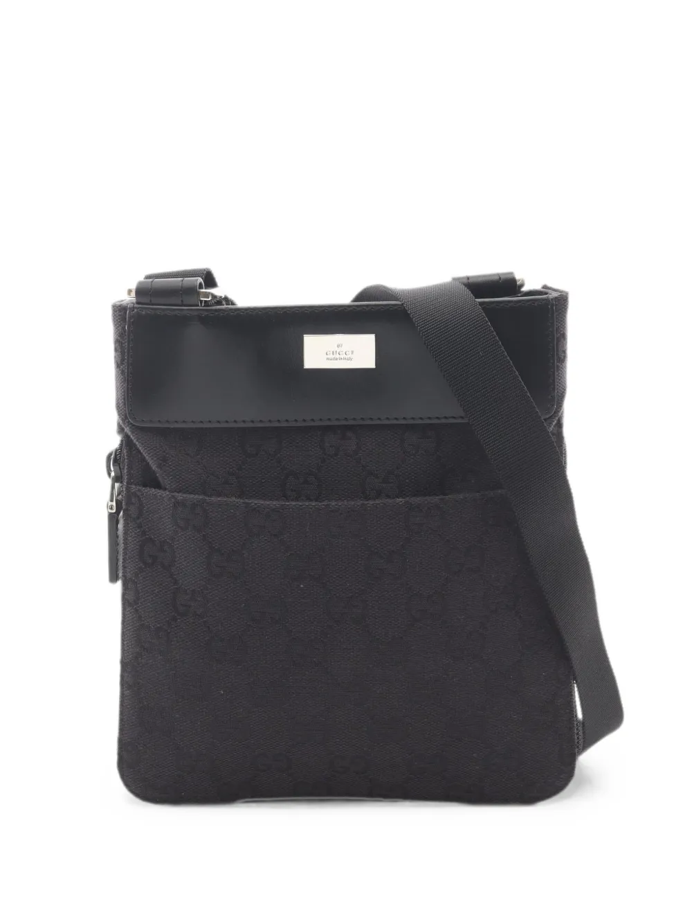Gucci Pre-Owned 2010s GG canvas shoulder bag - Black