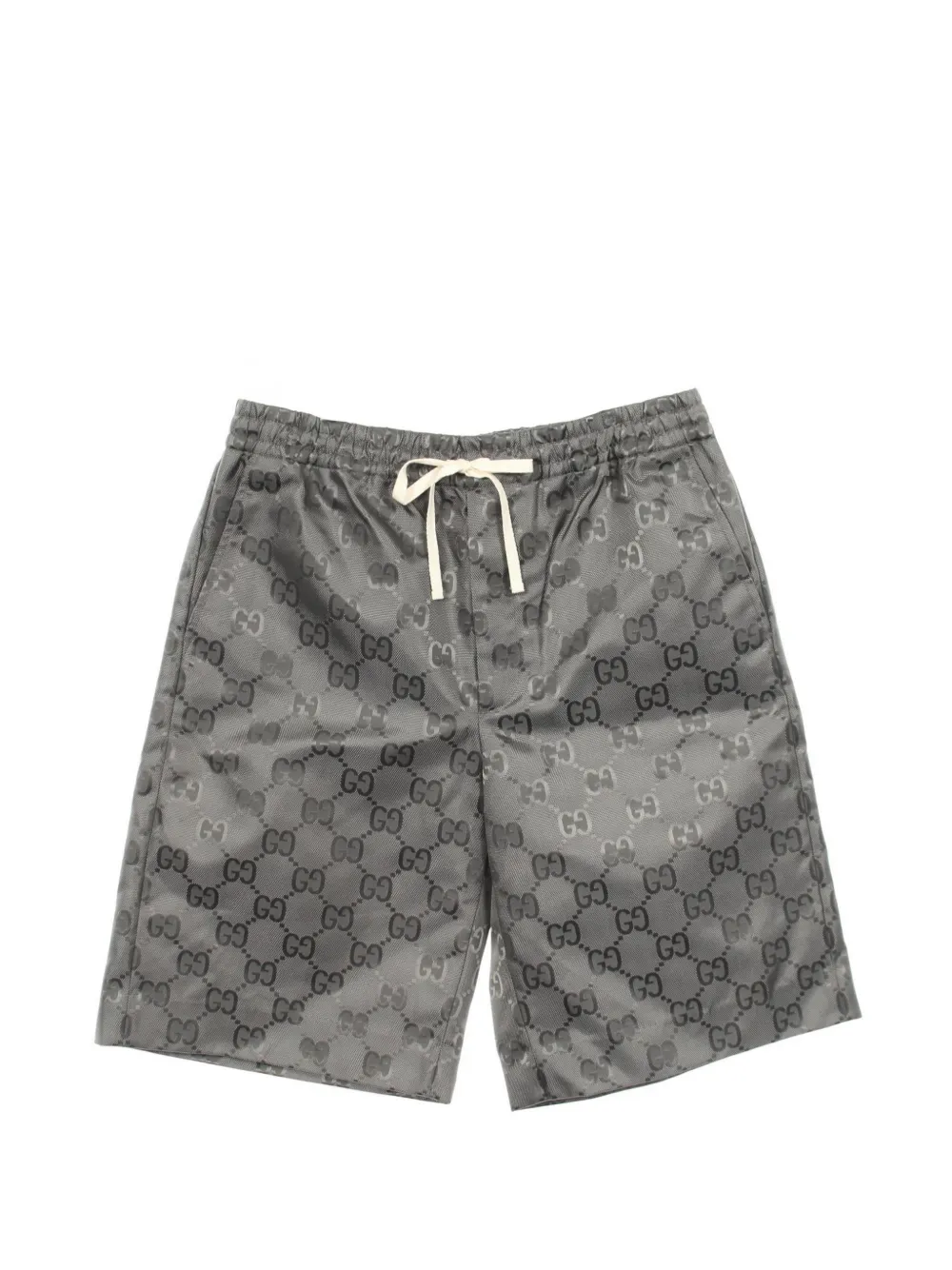 Gucci Pre-Owned 2010s GG Monogram Off the Grid shorts - Grigio