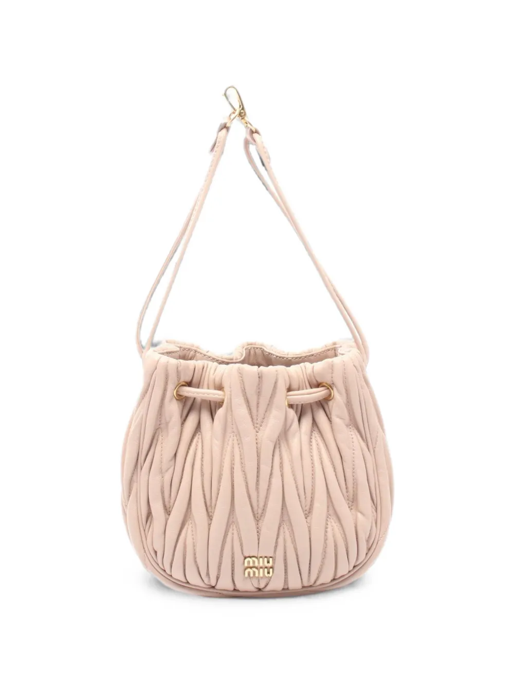 Miu Miu Pre-Owned 2010s Matelassé shoulder bag - Rosa