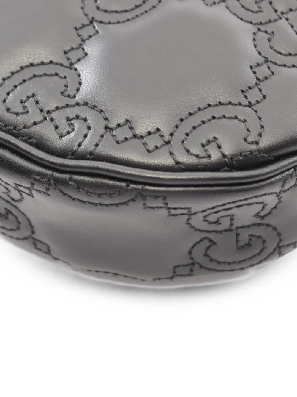 Gucci Pre-Owned 2010s GG Matelassé schoudertas Zwart