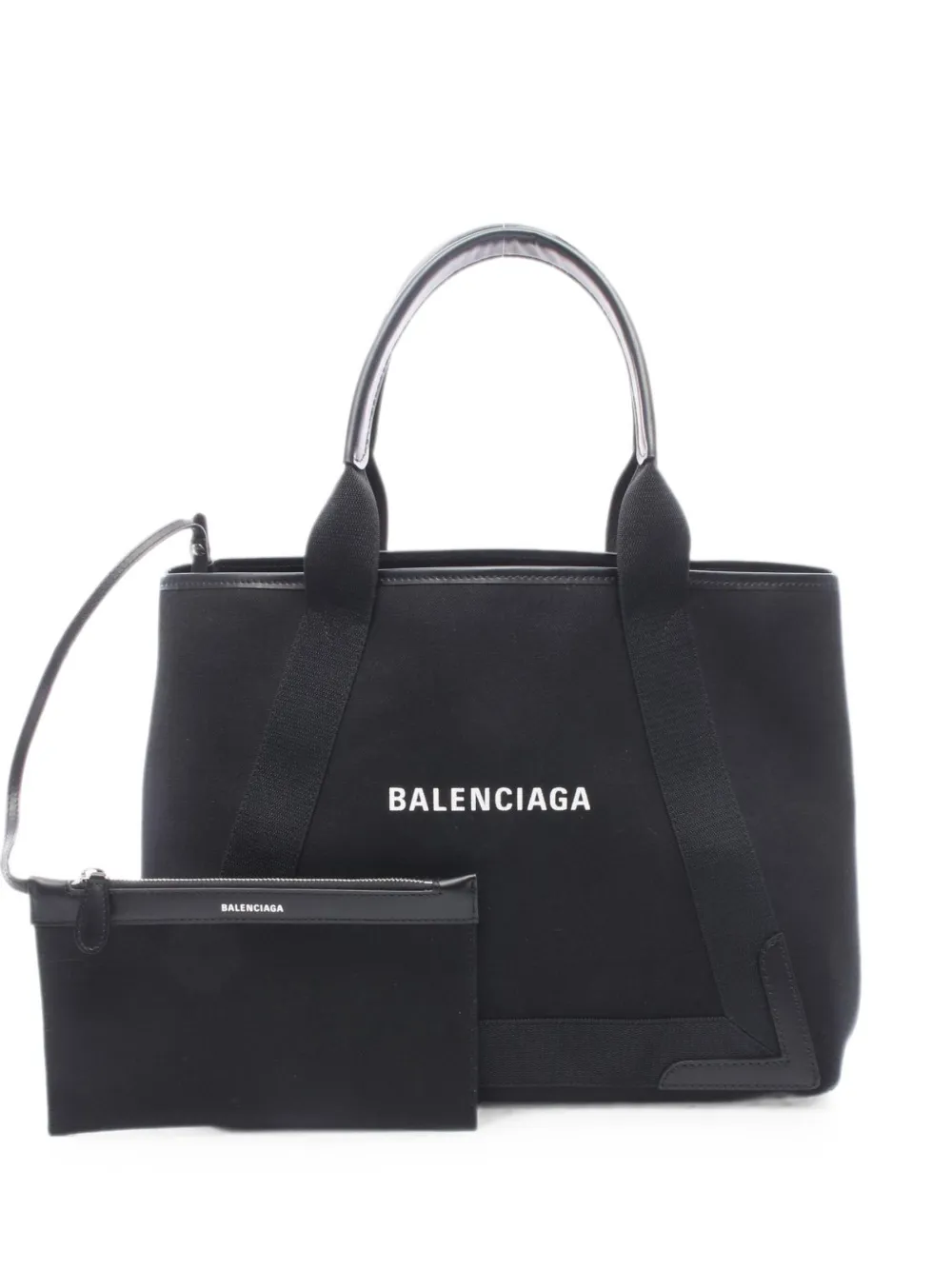 Balenciaga Pre-Owned 2010s M Navy Cabas tote bag - Nero