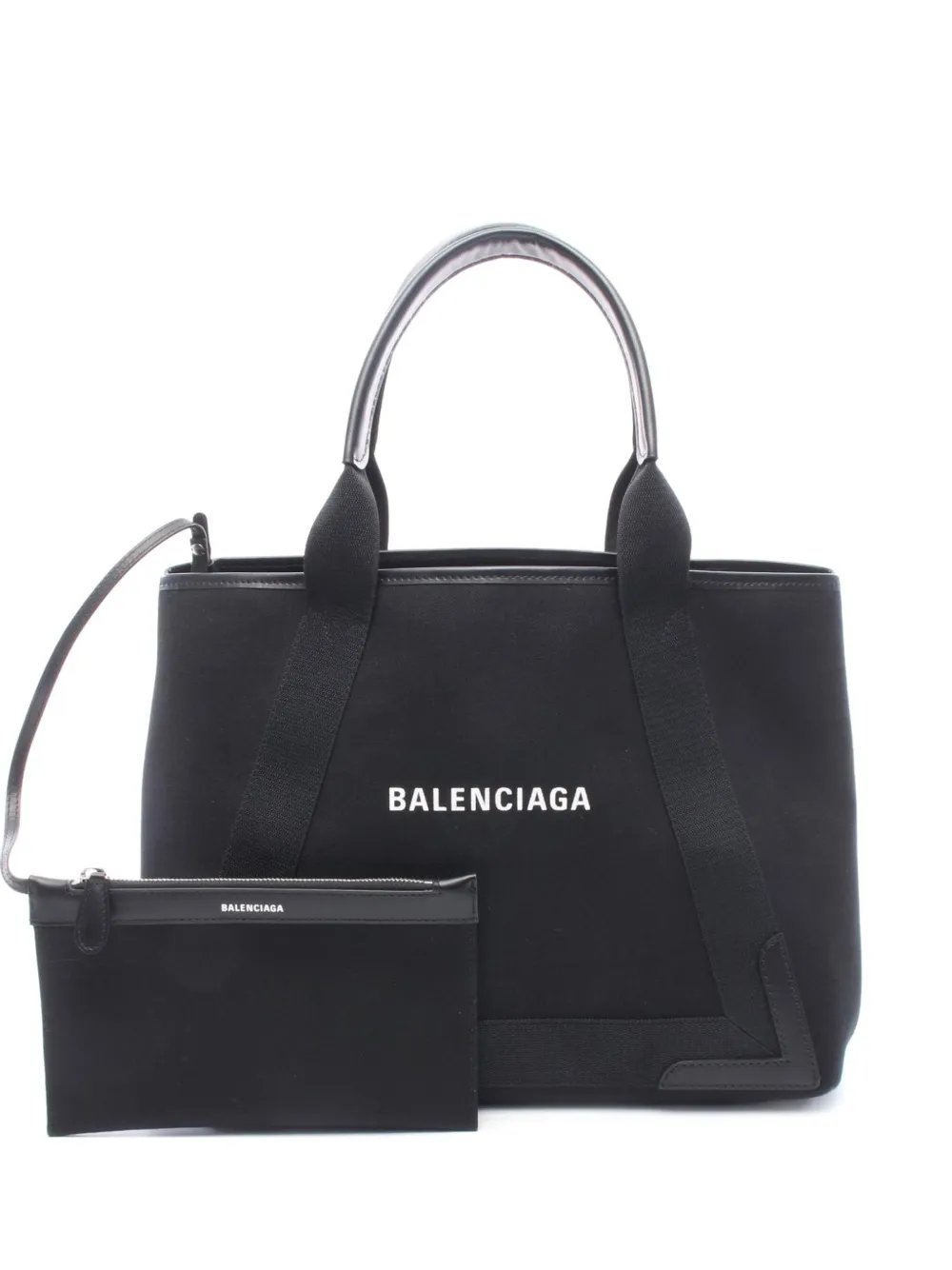 Balenciaga Pre-Owned 2010s M Navy Cabas tote bag - Nero