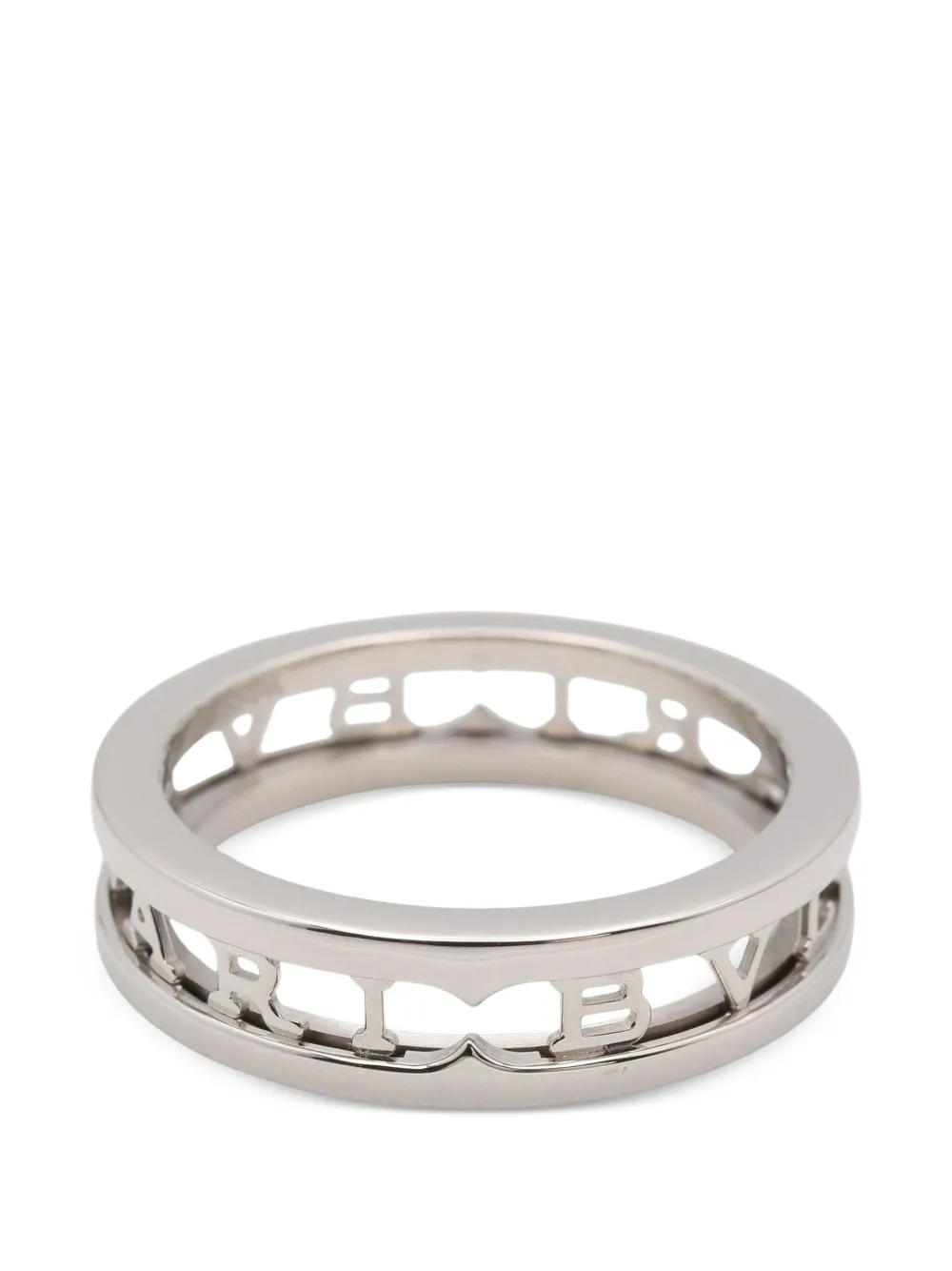 Bvlgari Pre-Owned 2010s B-zero1 Open Logo ring - Silber