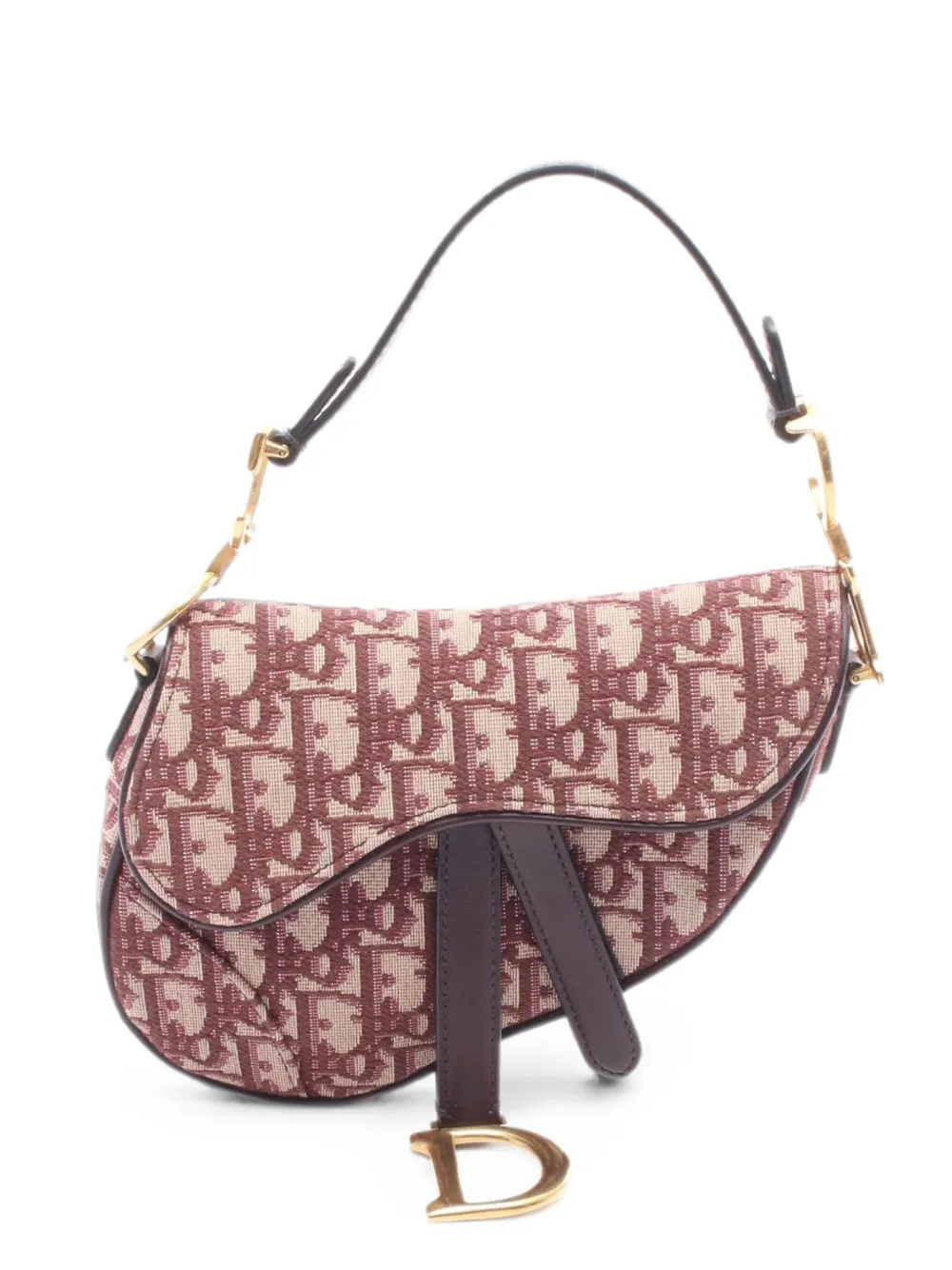Christian Dior Pre-Owned 2010s Saddle Oblique shoulder bag - Red
