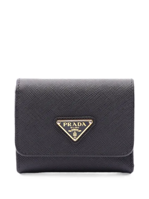 Prada Pre-Owned 2010s triangle-logo wallet
