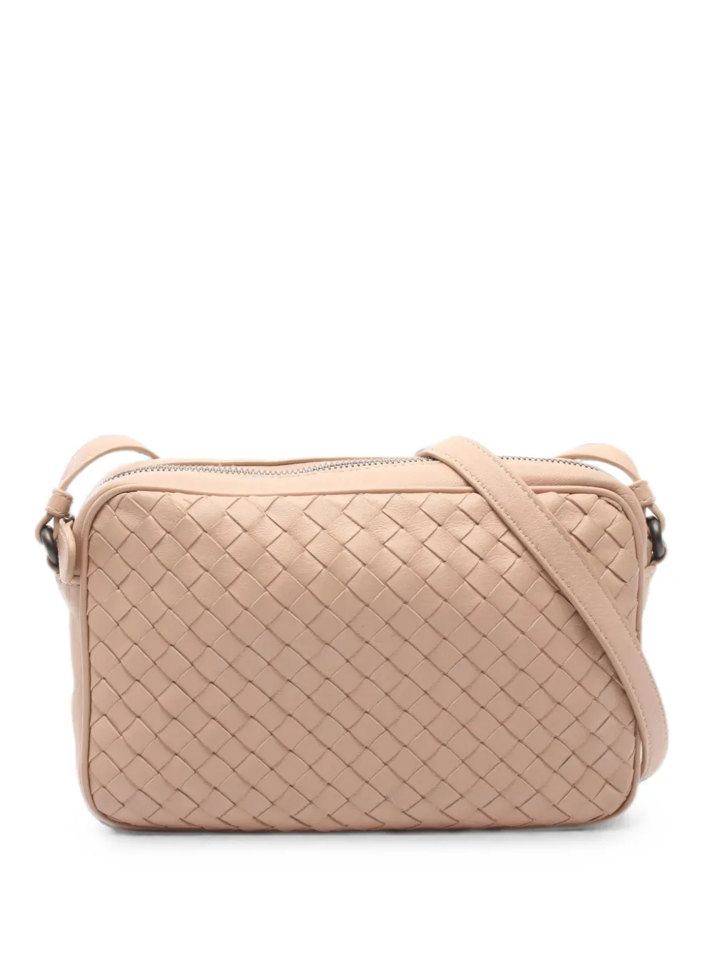 Bottega Veneta Pre-Owned 2000s Nodini cross body bag - Nude