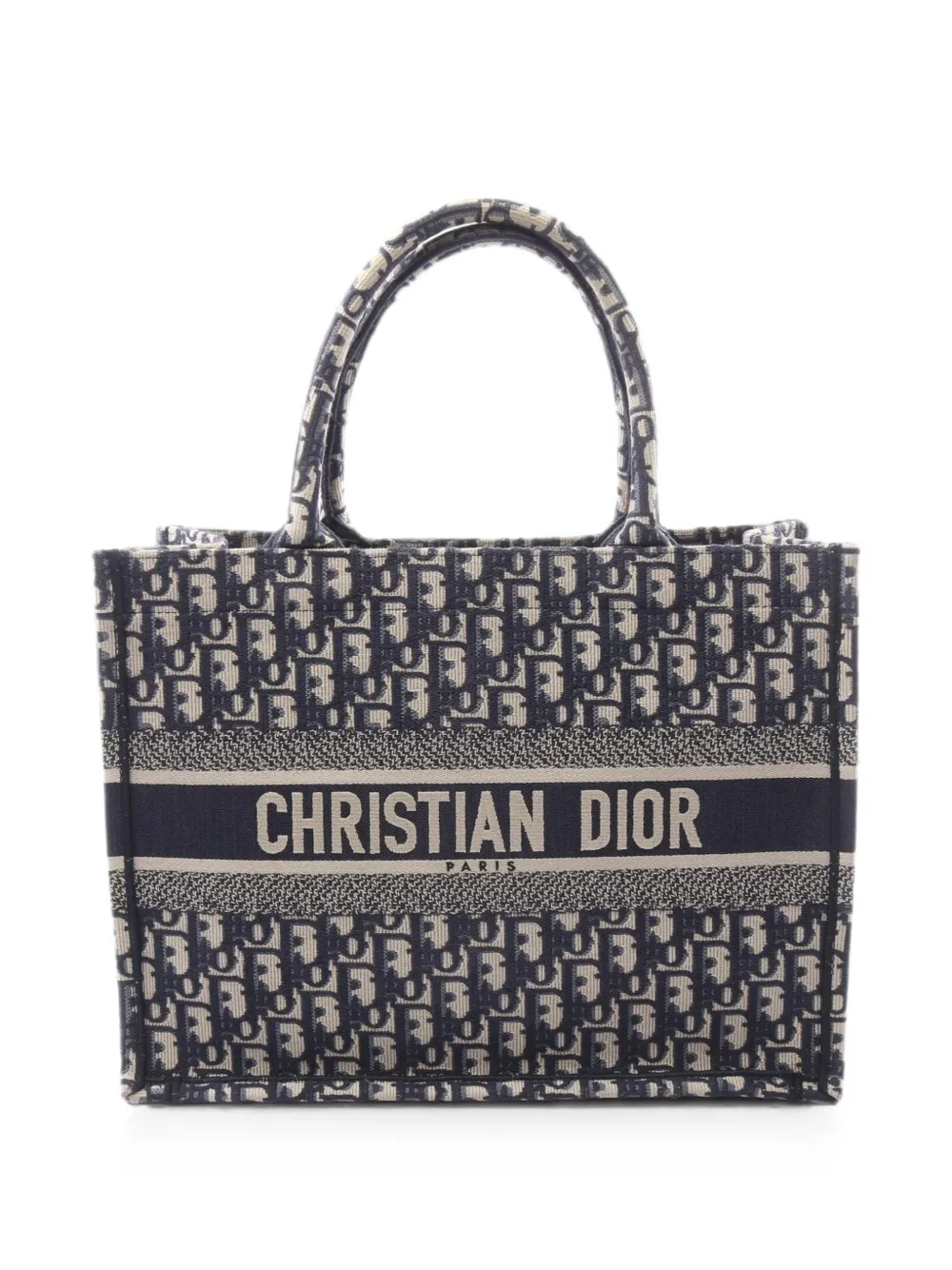 Christian Dior Pre-Owned 2010s Oblique Book Tote bag - Blue