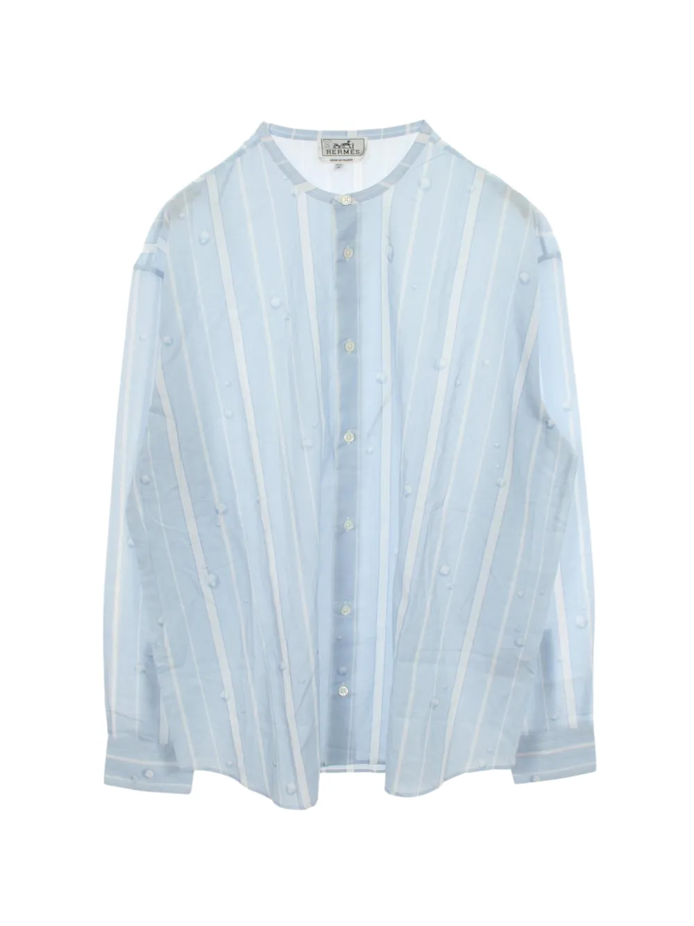 Hermès Pre-Owned 2010s Serie striped shirt - Blau