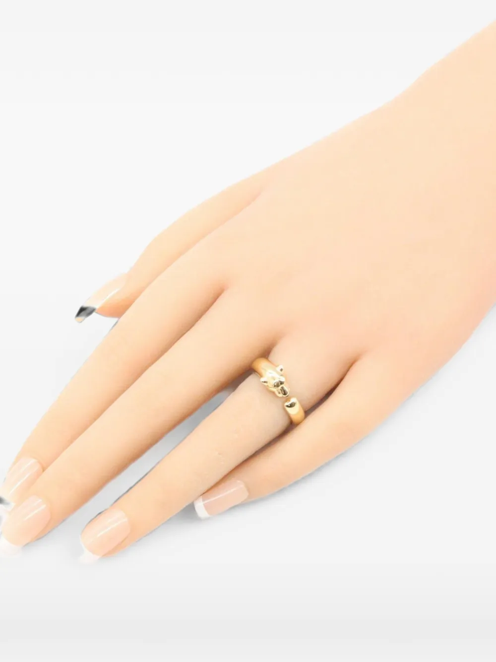 Cartier 2010s Panthère tsavorite and onyx ring - Oro