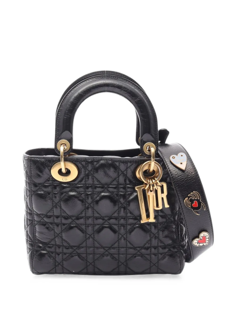 Christian Dior Pre-Owned 2010s small Lady Dior My ABCDior tote bag - Black