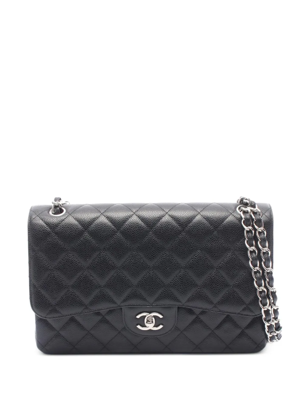 CHANEL Pre-Owned 2020-2021 Matelassé flap crossbody bag - Schwarz