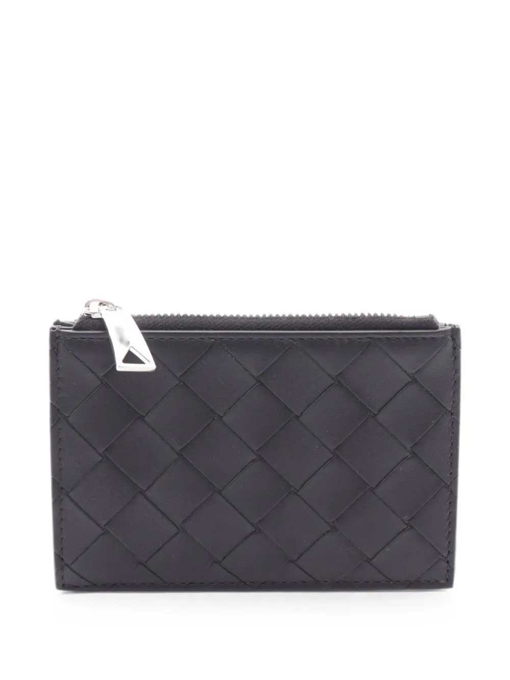 Bottega Veneta Pre-Owned Intrecciato card case - Schwarz
