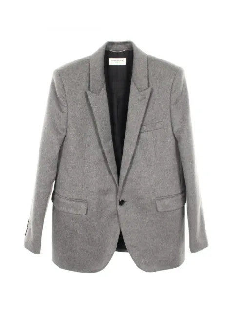 Saint Laurent Pre-Owned 2010s peak-lapel blazer