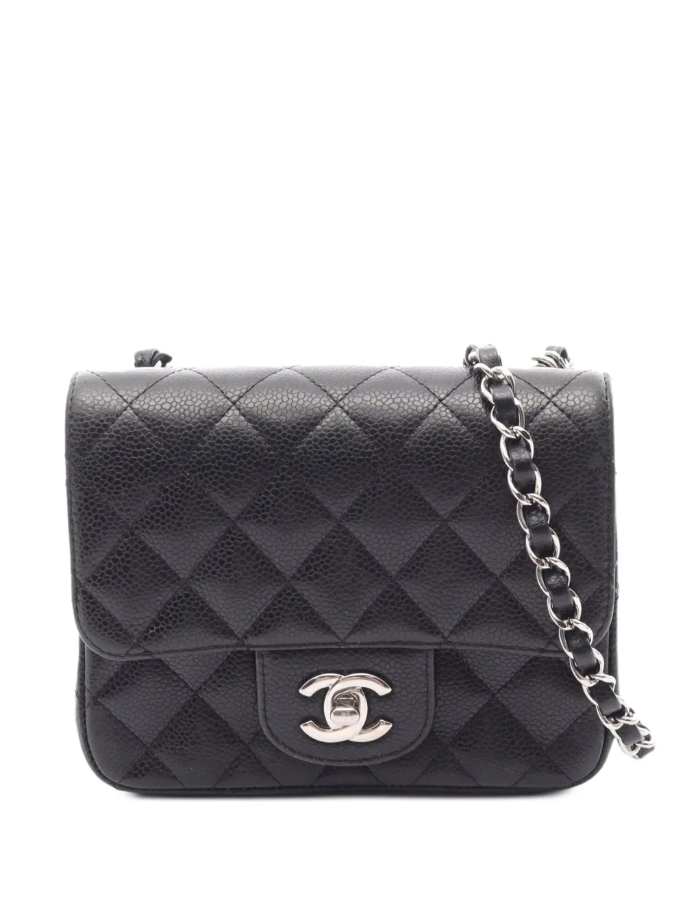 CHANEL Pre-Owned 2009-2010 mini matelassé shoulder bag - Nero