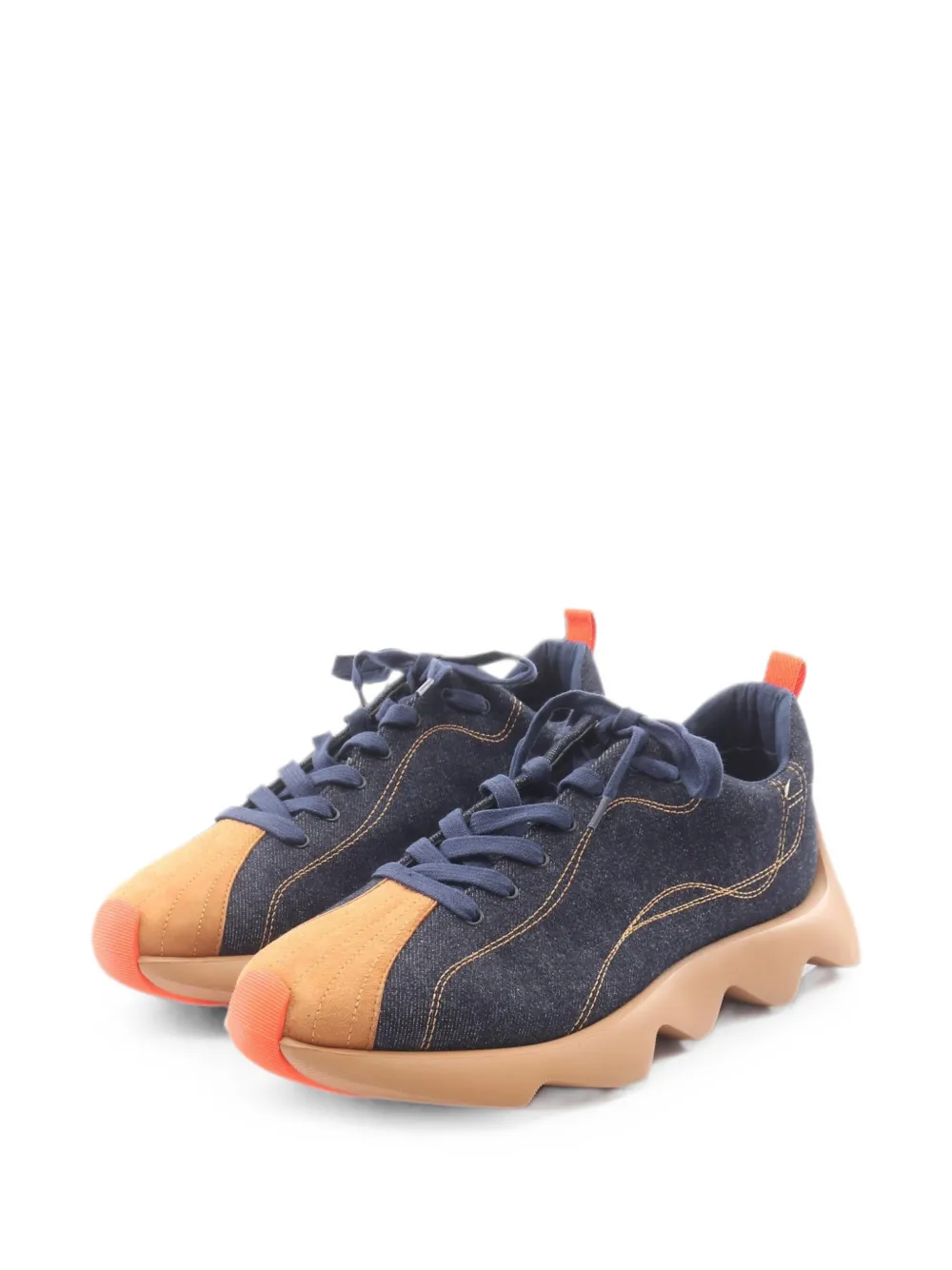 Hermès Pre-Owned 2020s Anvol denim sneakers - Blu
