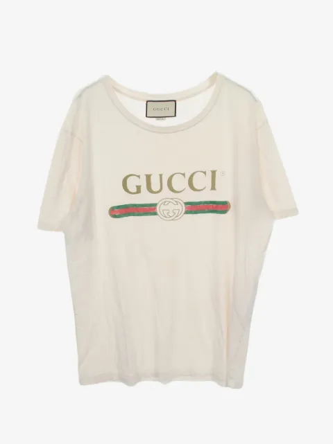 Gucci Pre-Owned 2000s T-shirt met logoprint