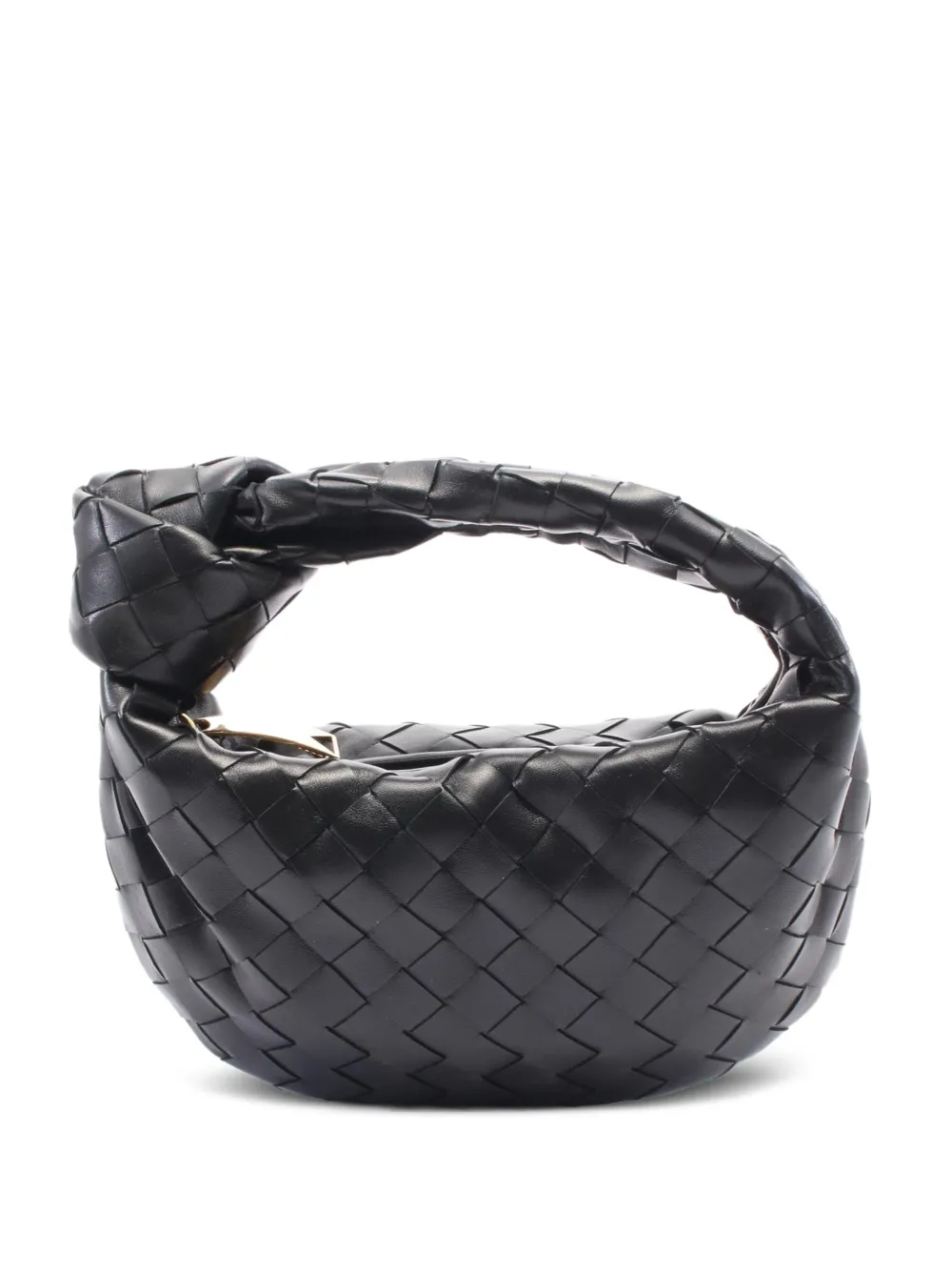 Bottega Veneta Pre-Owned 2020s mini Jodie knotted tote bag - Nero