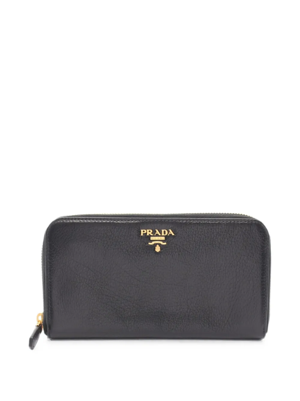 Prada Pre-Owned 2000s Cervo Antic zip-around wallet - Schwarz