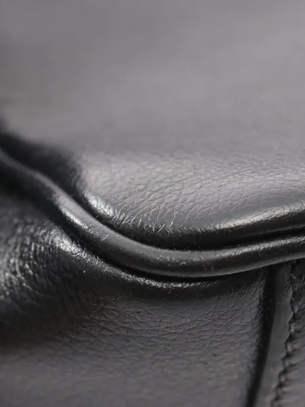 Prada Pre-Owned 2000s logo-embossed Shoulder Bag | Black | FARFETCH