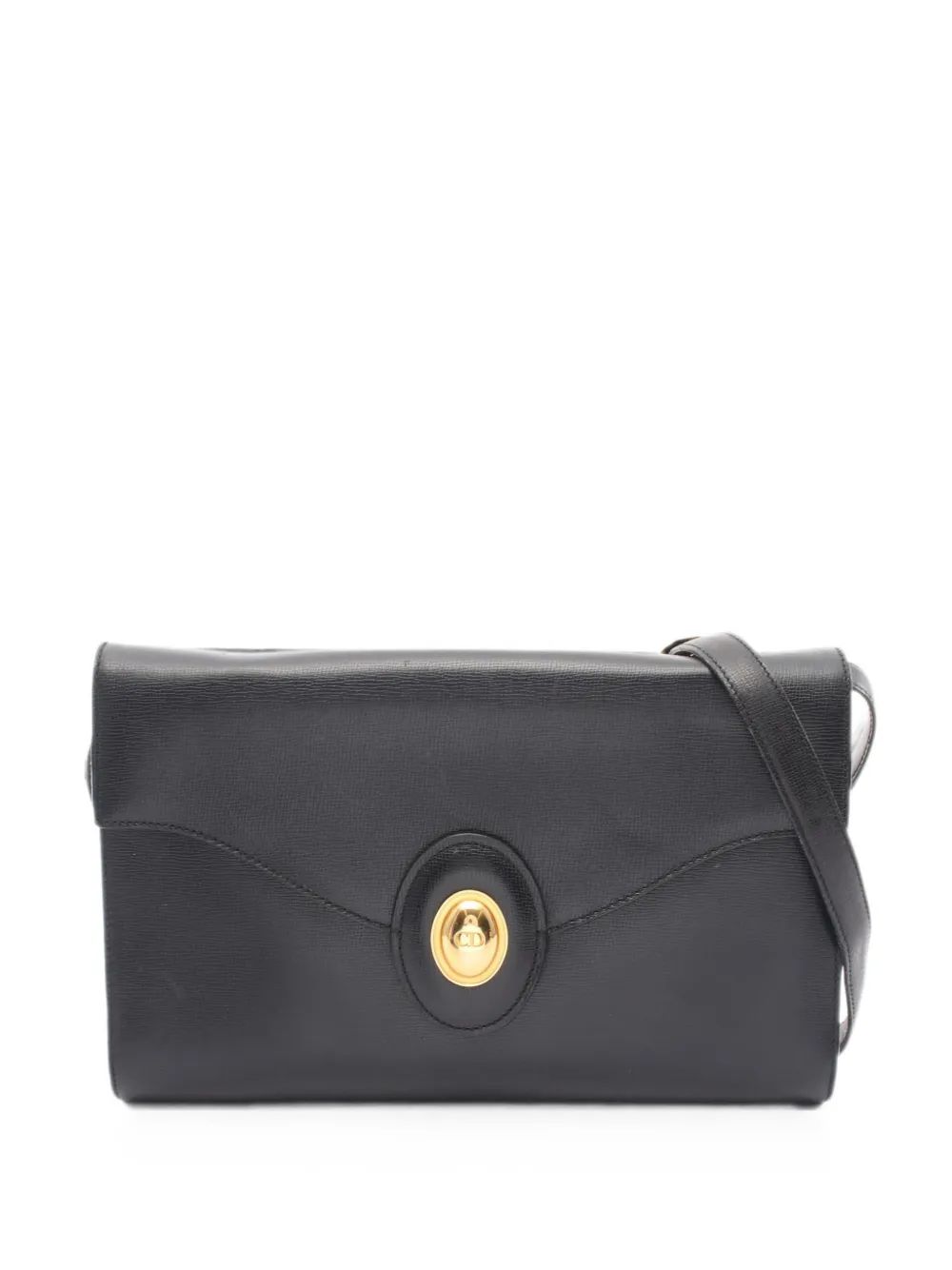 Christian Dior Pre-Owned 2000s CD-logo shoulder bag - Black