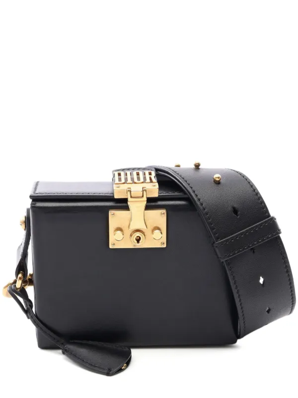 Dior Pre-owned 2010s Small Addict Shoulder Bag in Black