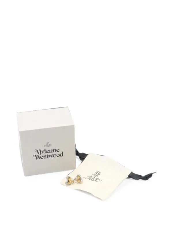 Vivienne Westwood Pre-Owned オーブ ハート ピアス | シルバートーン