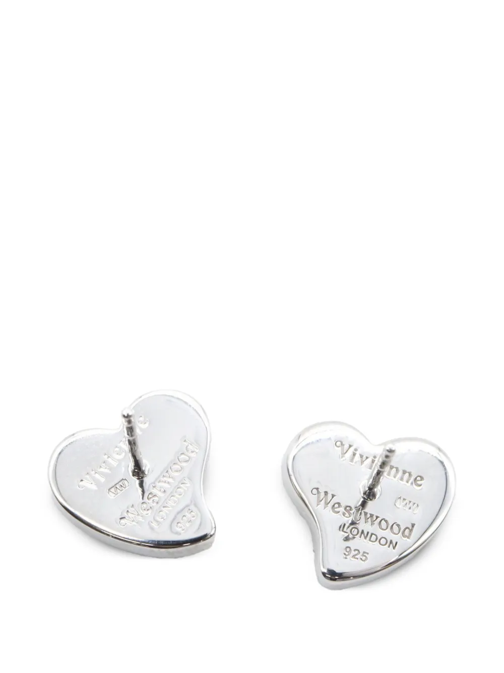 Vivienne Westwood Pre-Owned オーブ ハート ピアス | シルバートーン