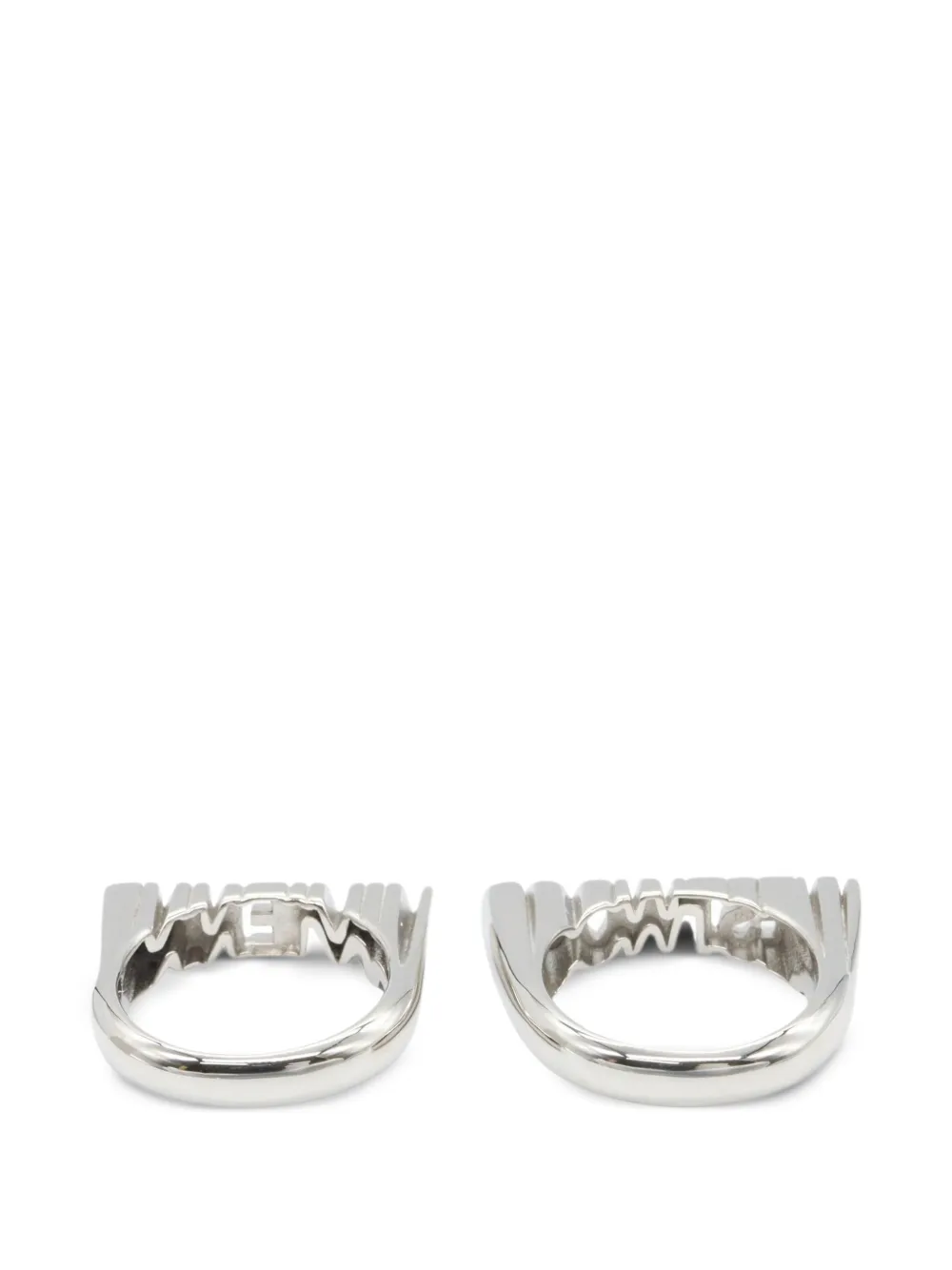 Vivienne Westwood Pre-owned 20s Essex Logo-lettering Rings in Silver, view 2